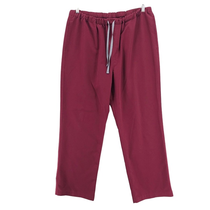 FIGS Men's Pisco Basic Scrub Pant Burgundy Red Size XL SHORT