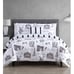 Paris Palcita 12-Pc. Reversible King Comforter Set
