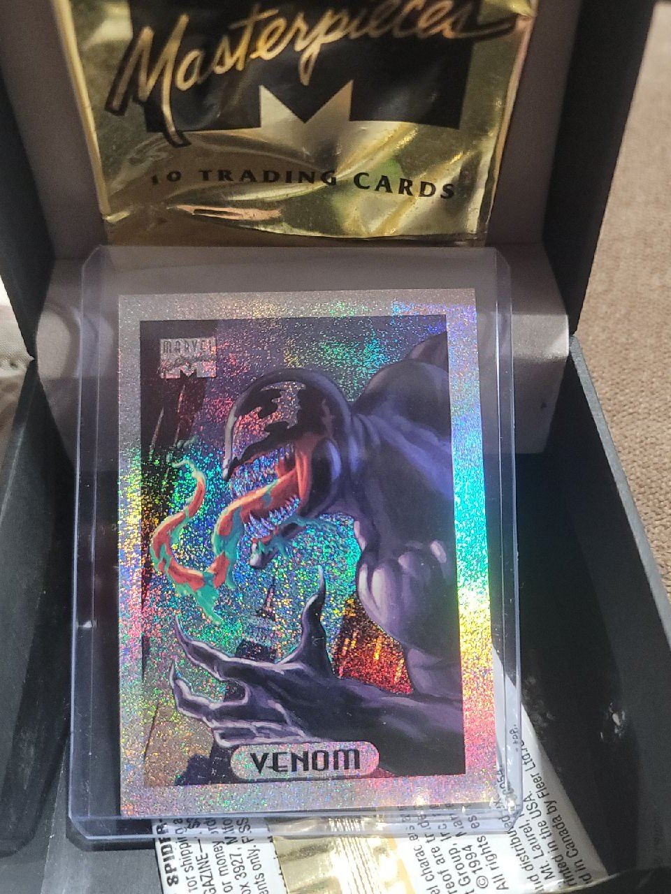 Marvel masterpieces 1994 venom foil