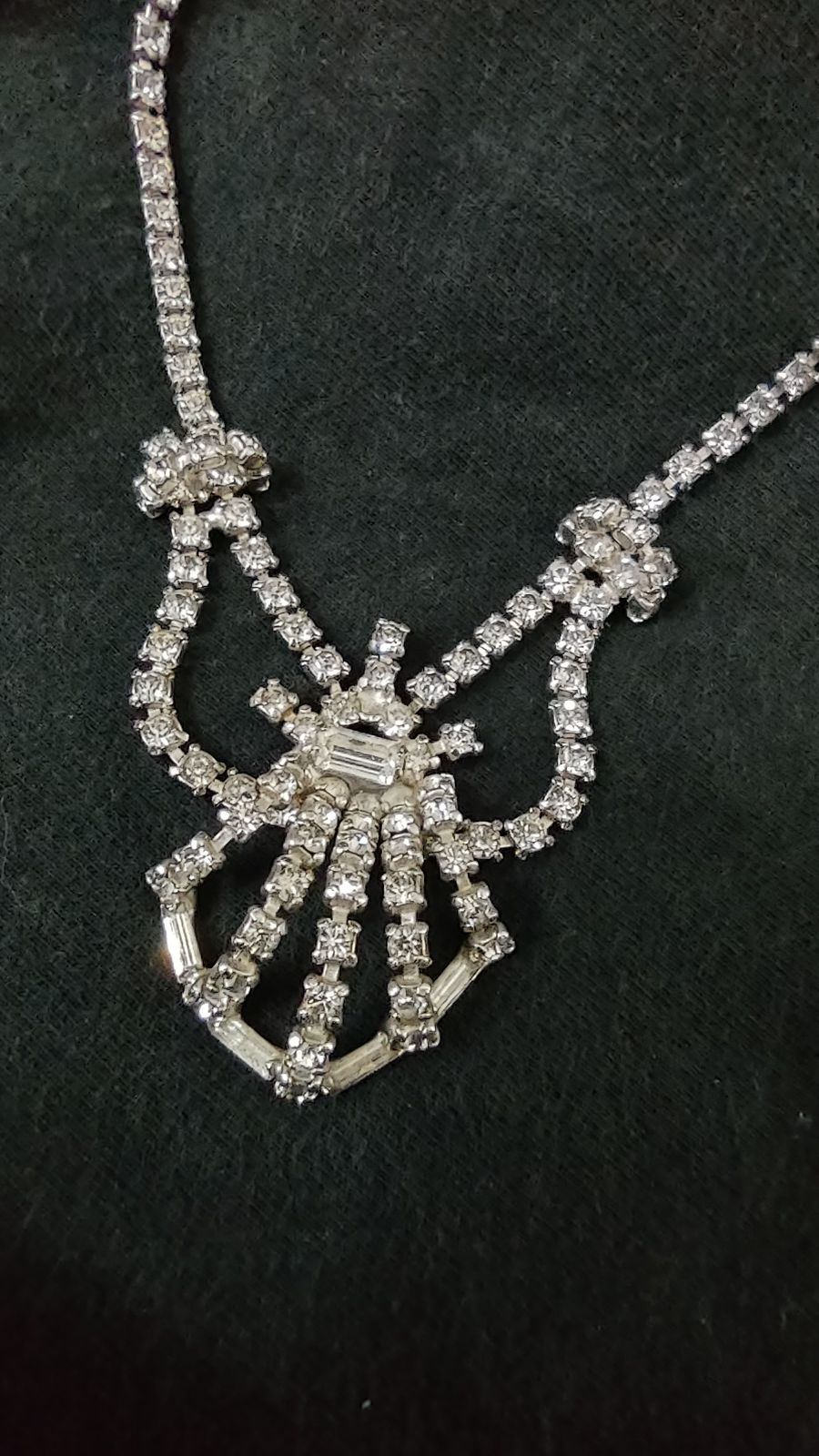 Sterling silver and diamonds