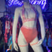 Exotic dancewear stripper outfit