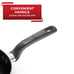 T-fal Easy Care 12-Piece Non-Stick Cookware Set, Pots and Pans, Grey