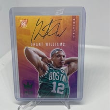 Grant Williams 2019-20 Panini Court Kings Rookie RC Fresh Paint Auto 03/25