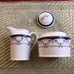 Mikasa Ultima Super Fine China Sugar Bowl & Creamer Set