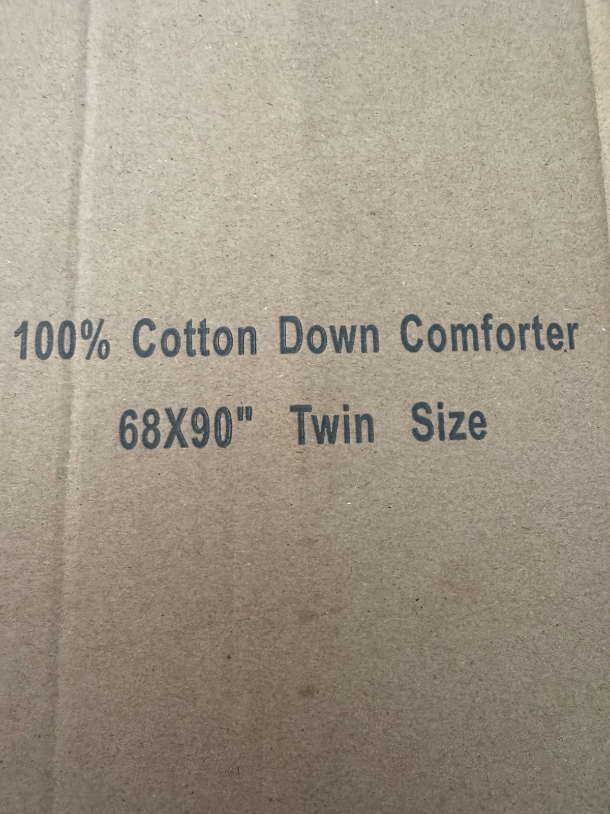 Twin Size 100% Corton Down Comforter
