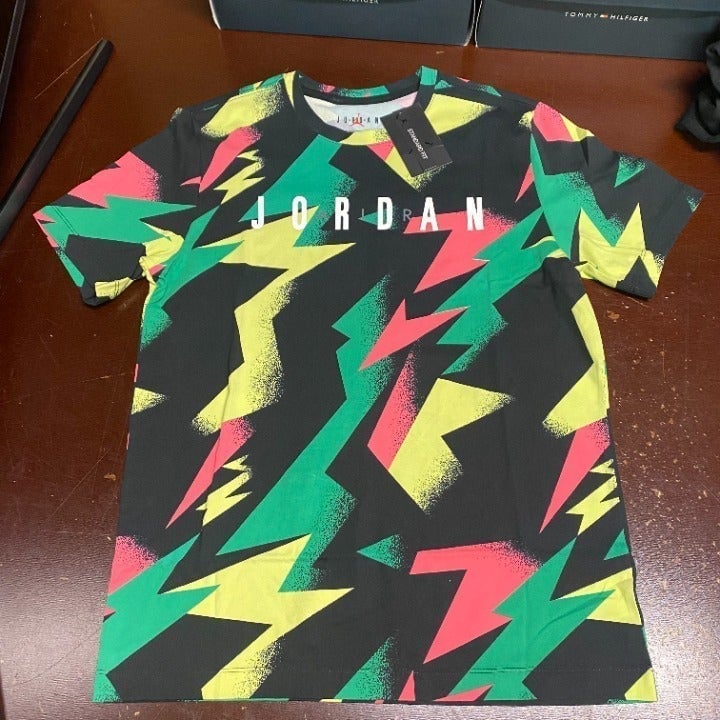 Nike Mens Multicolor Air Jordan Jumpman DB1553-011 Pullover T Shirt S M L XL XXL