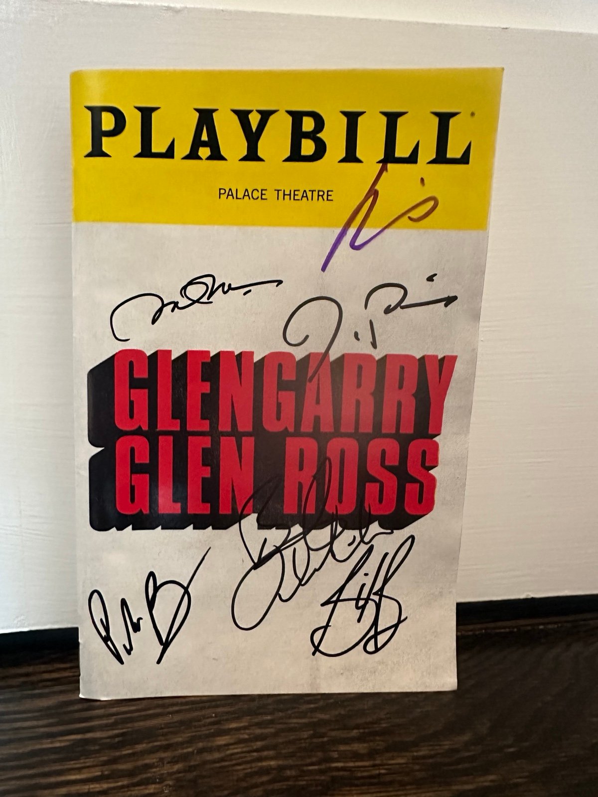 Glengarry Glen Ross Signed Broadway Playbill