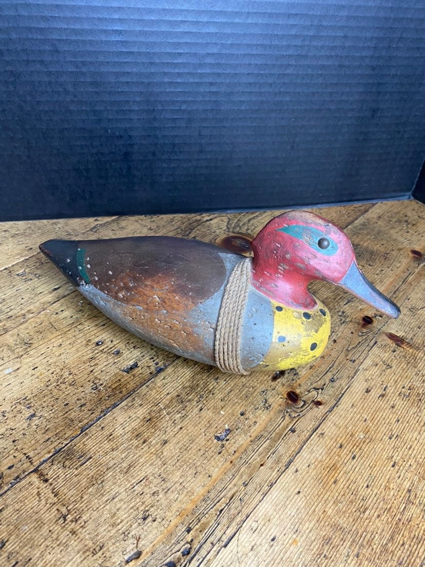 Hand Carved Duck Decoy
