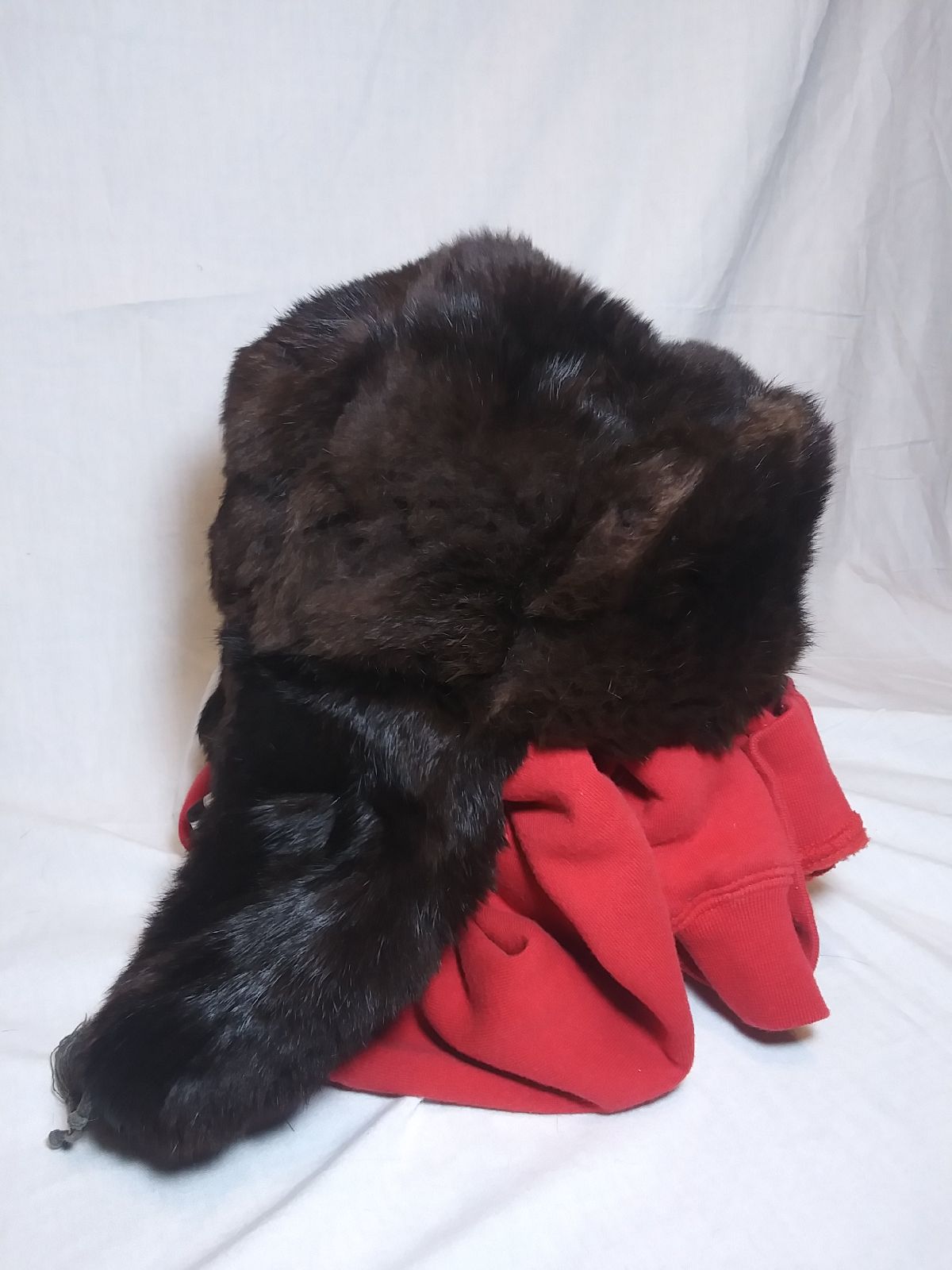Mink fur Russian hat Pot Opoht military