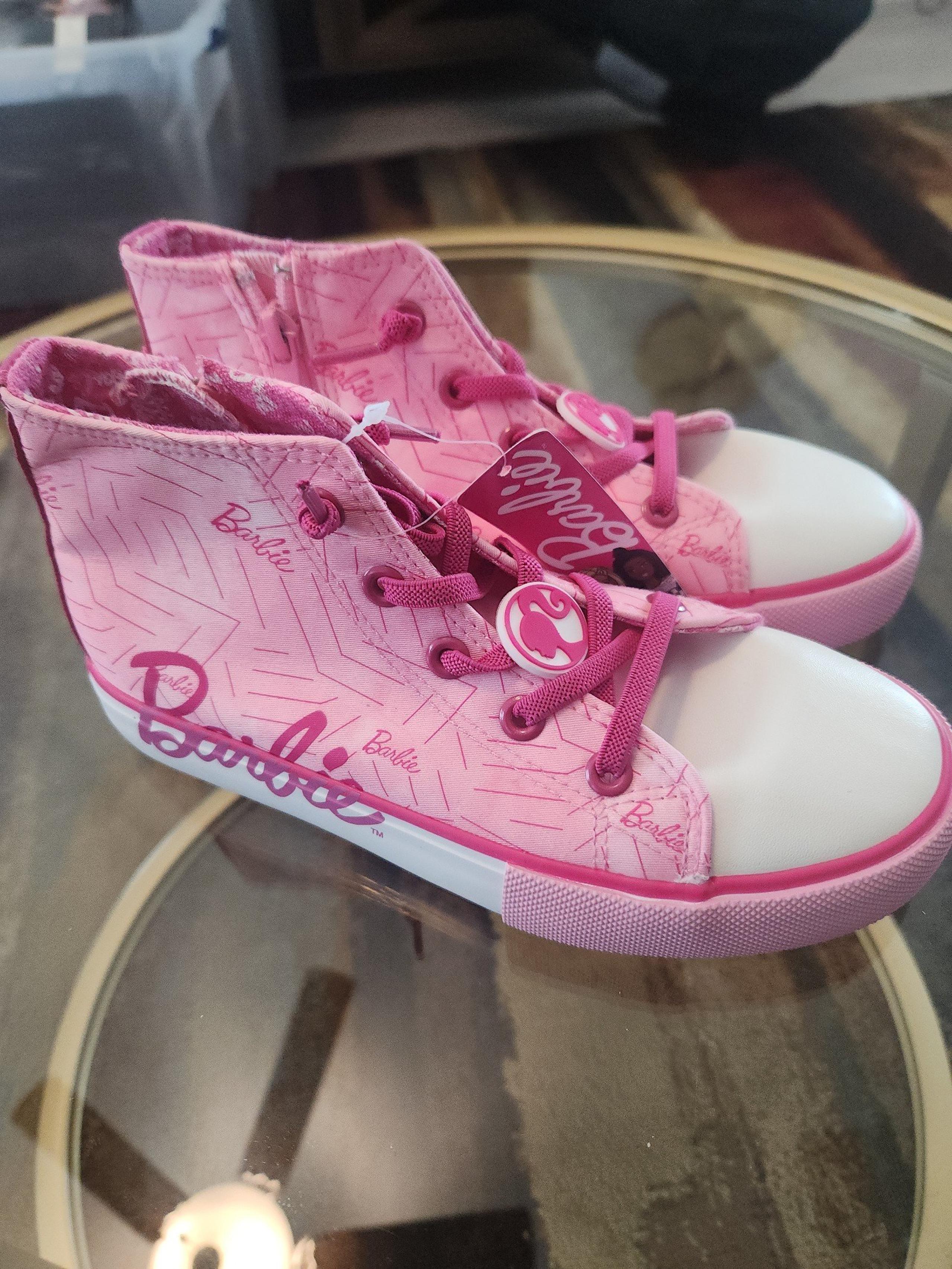 Barbie Pink Sneakers/Tennis Shoes Size 2
