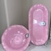 2-NWT PINK MELAMINE RACHEL ASHWELL 1 ROUND BOWL AND 1 PLATTER BUNDLE