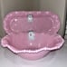 2-NWT PINK MELAMINE RACHEL ASHWELL 1 ROUND BOWL AND 1 PLATTER BUNDLE