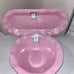 2-NWT PINK MELAMINE RACHEL ASHWELL 1 ROUND BOWL AND 1 PLATTER BUNDLE