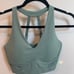 Whitney Simmons Gymshark leaf green leggings and sports bra set
