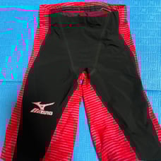 Mizuno Competition Swimsuit Red & Black Fina Approved Size 2XS
