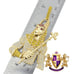 Real Silver Egyptian God Anubis Ankh Cross Custom Pendent Pharaoh Charm Big 3''