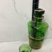 VINTAGE MCM Green decanter and shot glasses