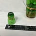 VINTAGE MCM Green decanter and shot glasses