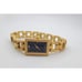 Ladies Titus Inspiration 06-0321 Gold Tone Bark SS Tank Style Quartz Watch
