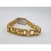 Ladies Titus Inspiration 06-0321 Gold Tone Bark SS Tank Style Quartz Watch