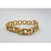 Ladies Titus Inspiration 06-0321 Gold Tone Bark SS Tank Style Quartz Watch