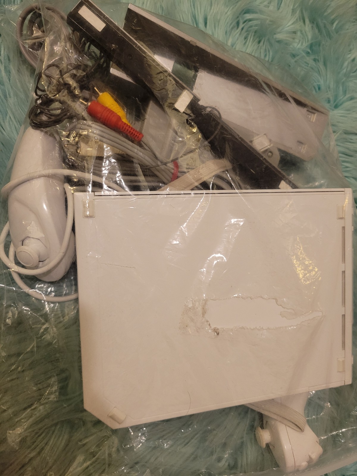Nintendo Wii console with stand