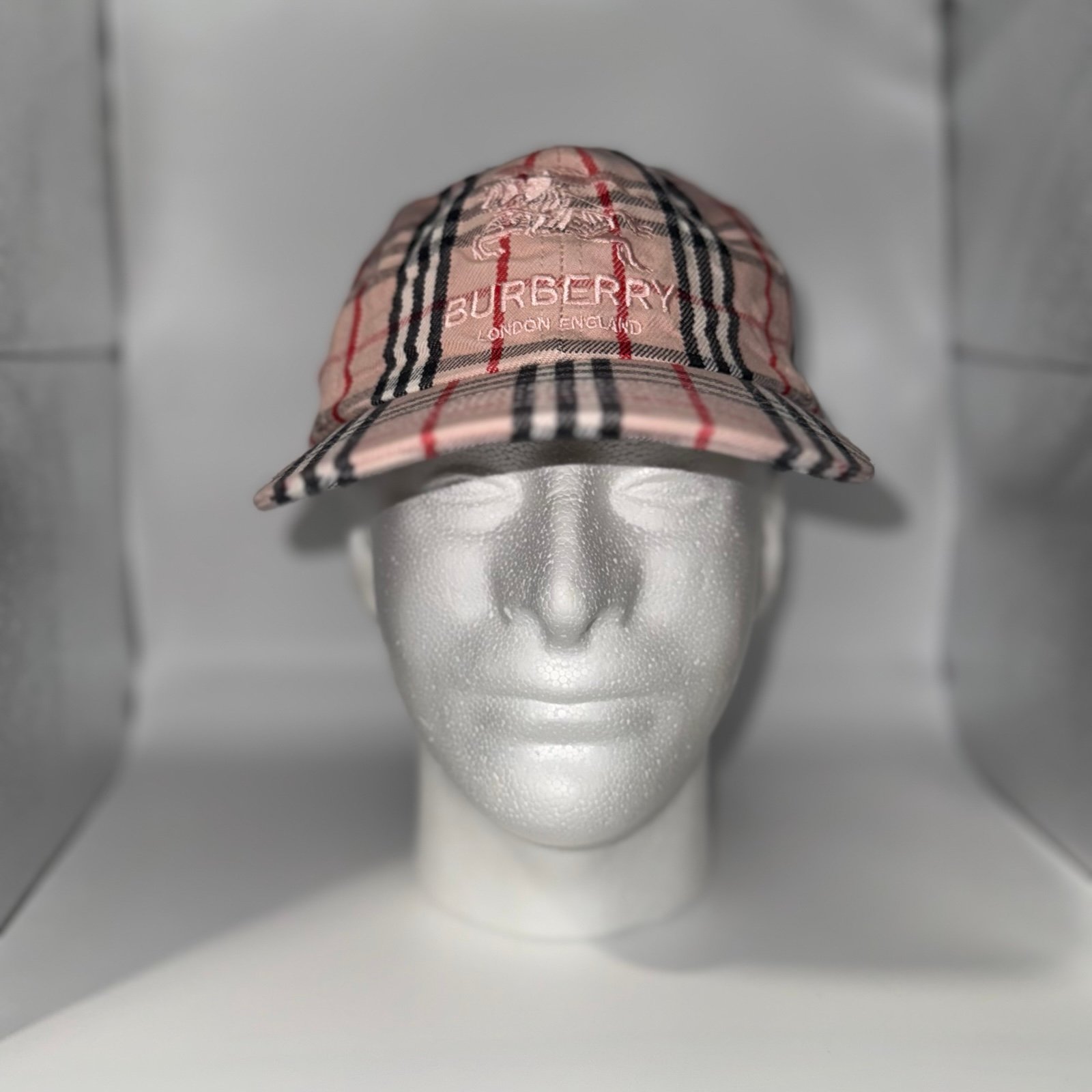 Supreme Burberry Denim 6-Panel Pink (SS22) Brand New
