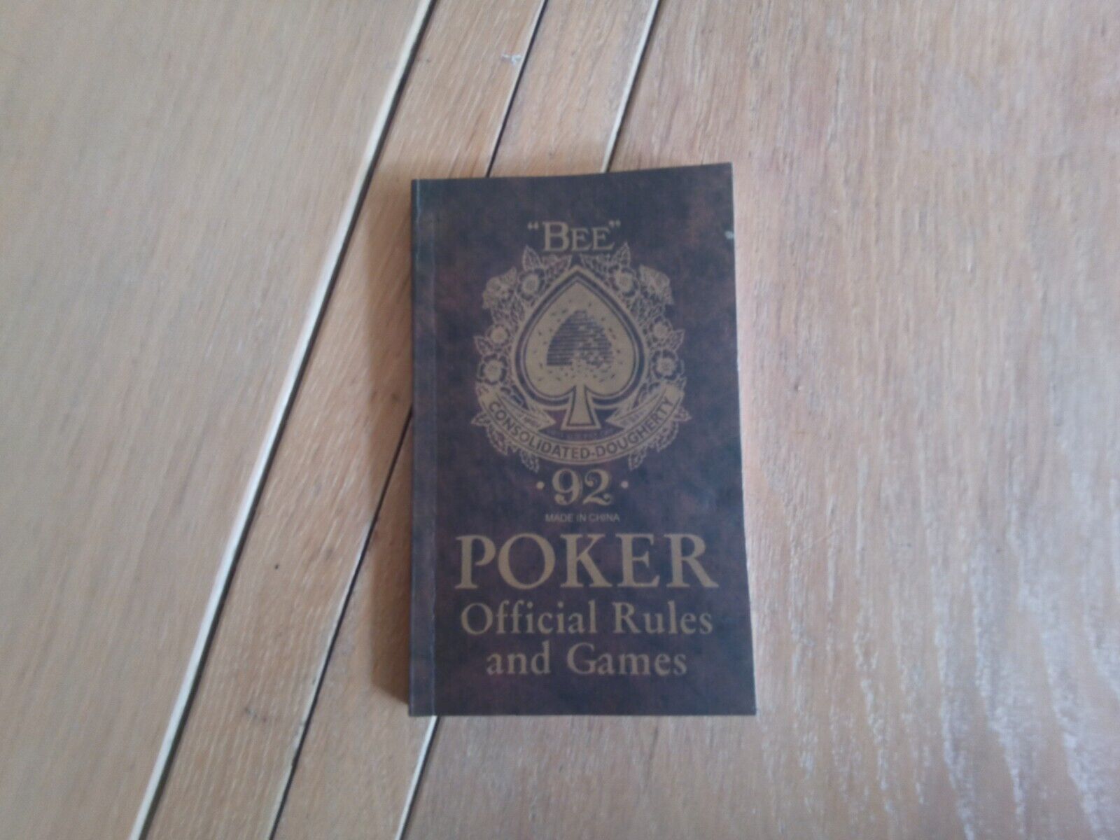 Vintage Bee Poker Set 92 Club Special Storage Book w/ Cards