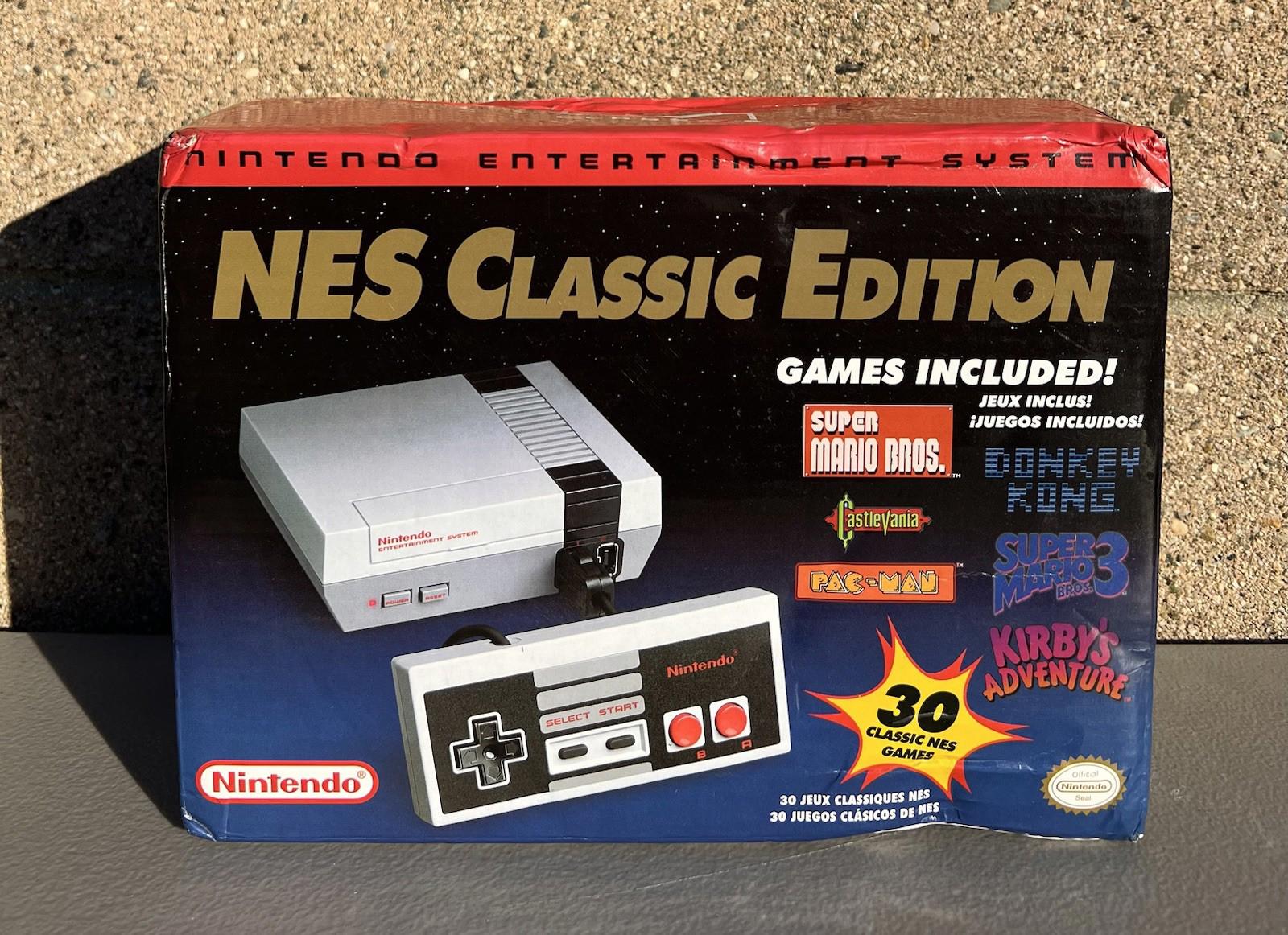 Genuine Nintendo NES Classic Mini Game Console Collectible