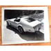 Vintage Bruno's Corvette Promotional Photo XRacrX Corvette Sideview 8x10 Black &