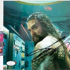 Jason Momoa Signed Aquaman The Lost Kingdom 8x10 Photo B Autograph JSA COA