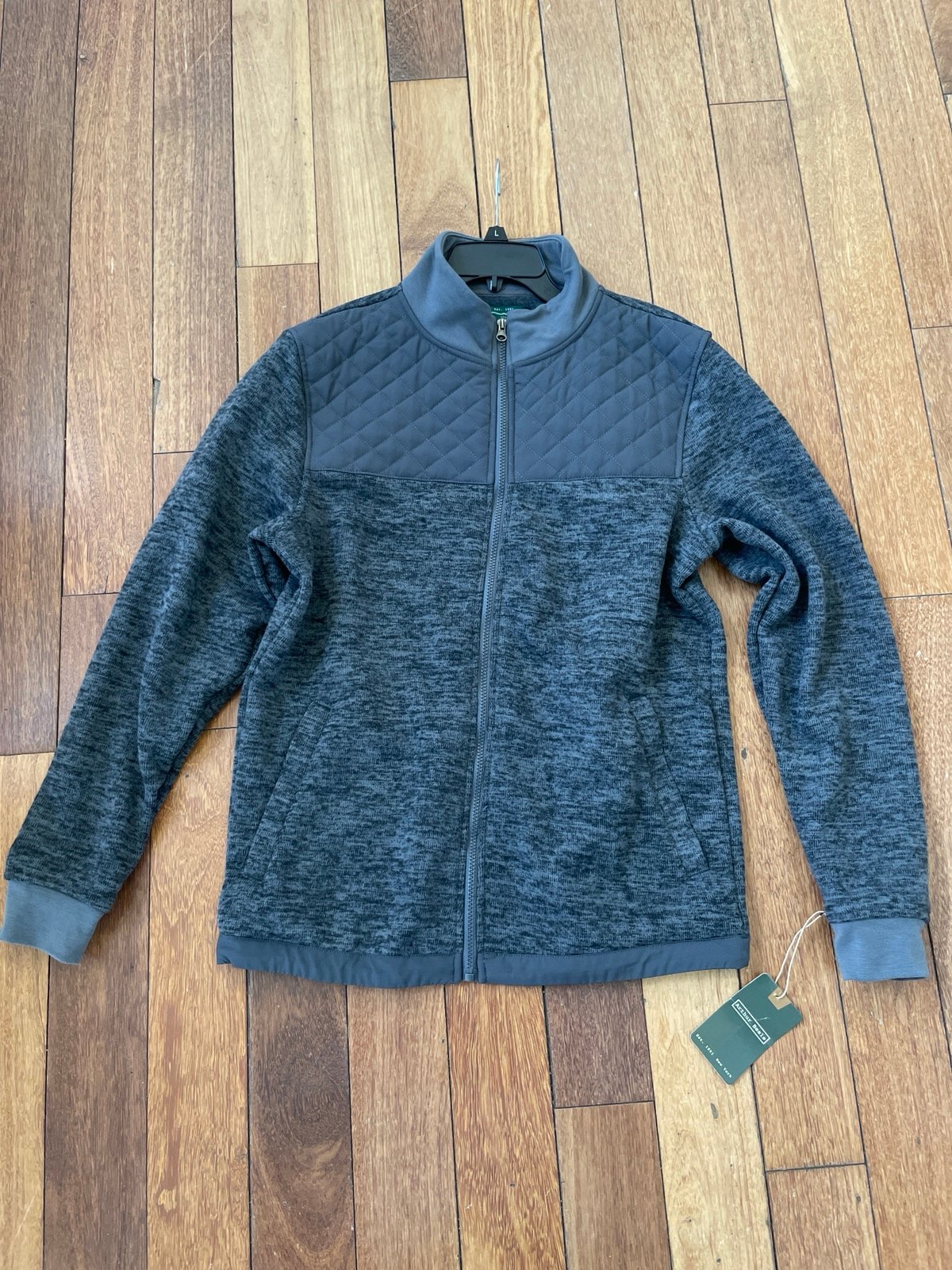 Men’s Arthur Beale Zip-Up size Medium Grey