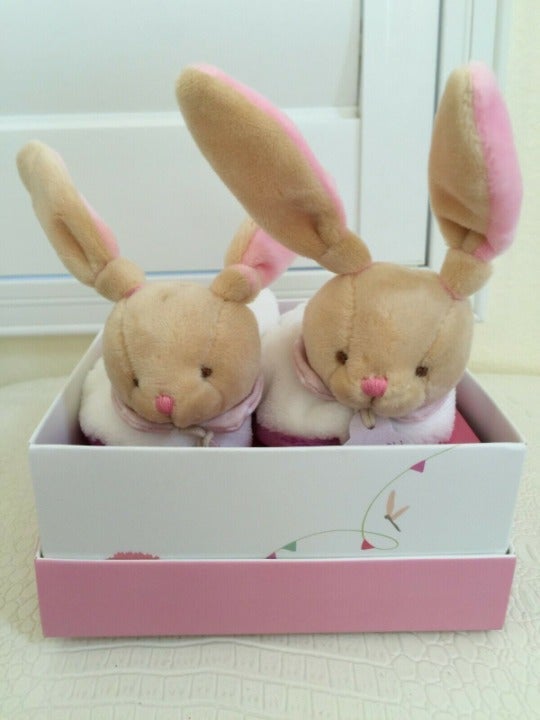 Doudou Et Compagnie Baby Bootie Slippers