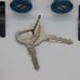Toyota Land Cruiser Fj40, Fj45 Door Lock Key Cylinder Set