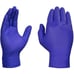 AMMEX Indigo Nitrile Exam Gloves, Textured, Disposable