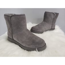 NEW SIZE 5 Womens Ugg Boots Cory II Shearling Lined Charcoal Gray Slip On