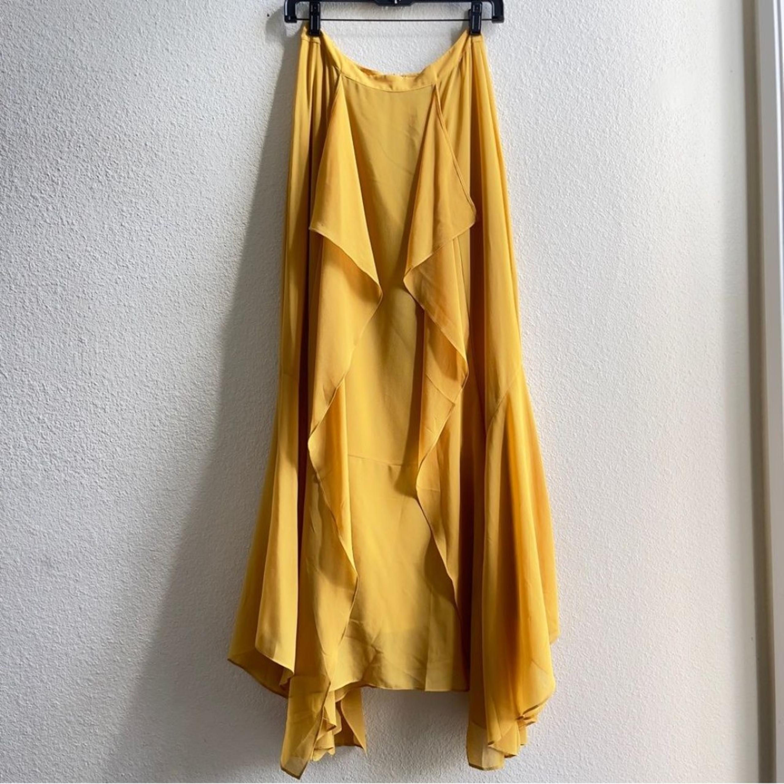 BCBGMAXAZRIA Amalli Ruffled Maxi Skirt Size 2