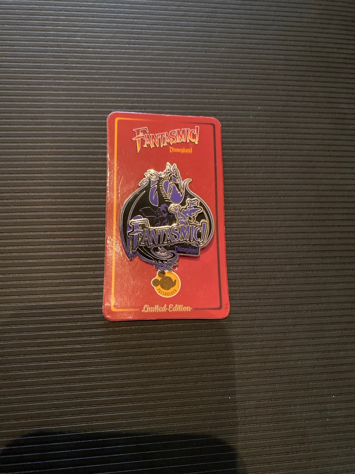 Disneyland Fantasmic Maleficent and Sorcerer Mickey LE Pin