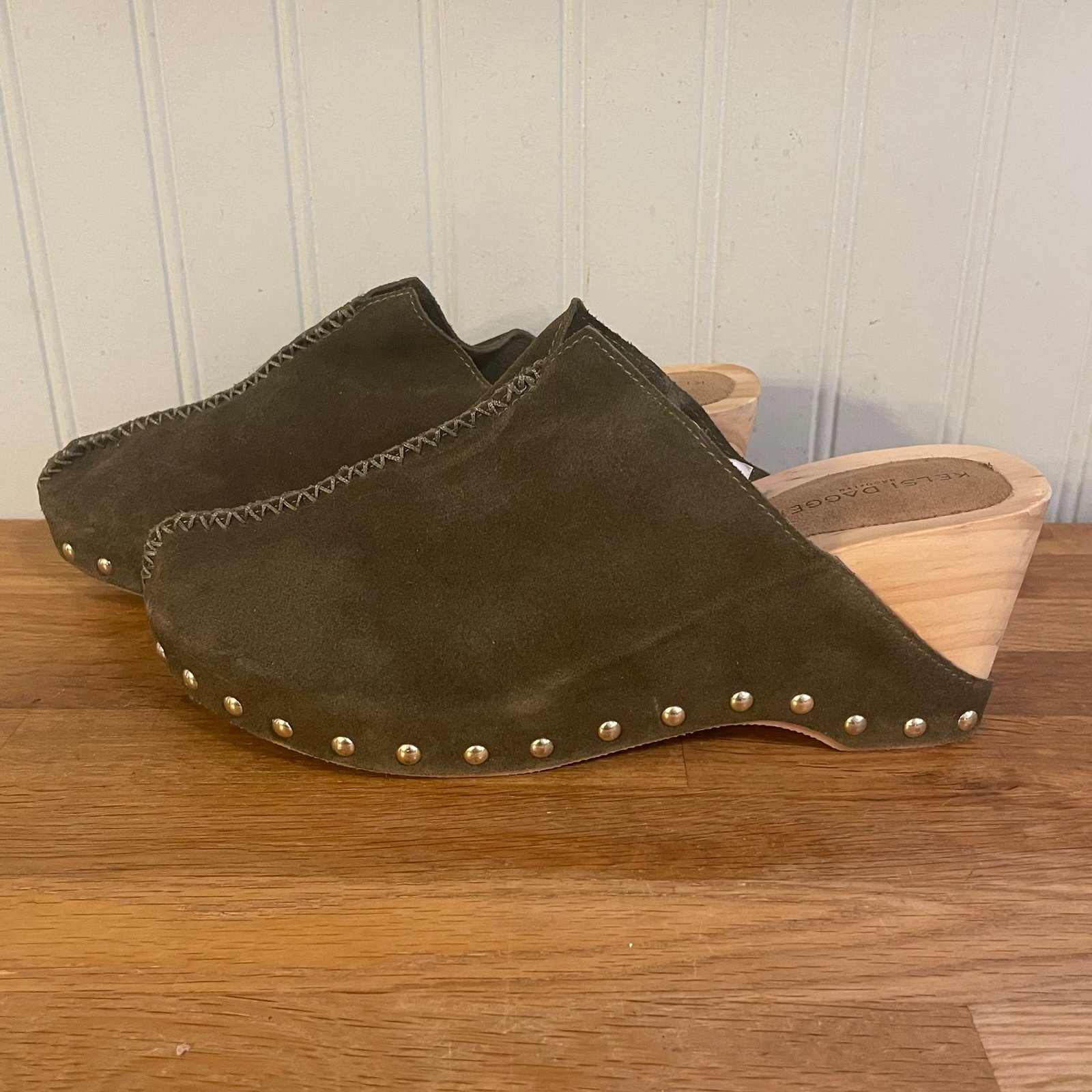Kelsi Dagger Brooklyn (Anthropologie) Suede Journal Clogs (8.5)