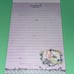 USED Vintage 2014 San-X Sentimental Circus flower 1 letter pad kawaii stationery