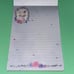 USED Vintage 2014 San-X Sentimental Circus flower 1 letter pad kawaii stationery