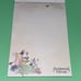USED Vintage 2014 San-X Sentimental Circus flower 1 letter pad kawaii stationery