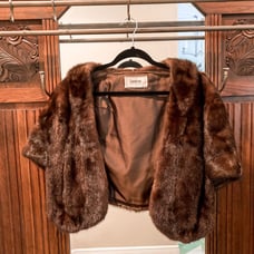 Vintage Lazarus Columbus Mink Shrug