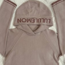 EUC! ♥️Lululemon SOOTHE AWAY Cashlu™ Hooded SWEATER -Pink/Copper Coil 4/6/8