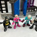 Imaginext Gotham city jail with figures and bat jet
