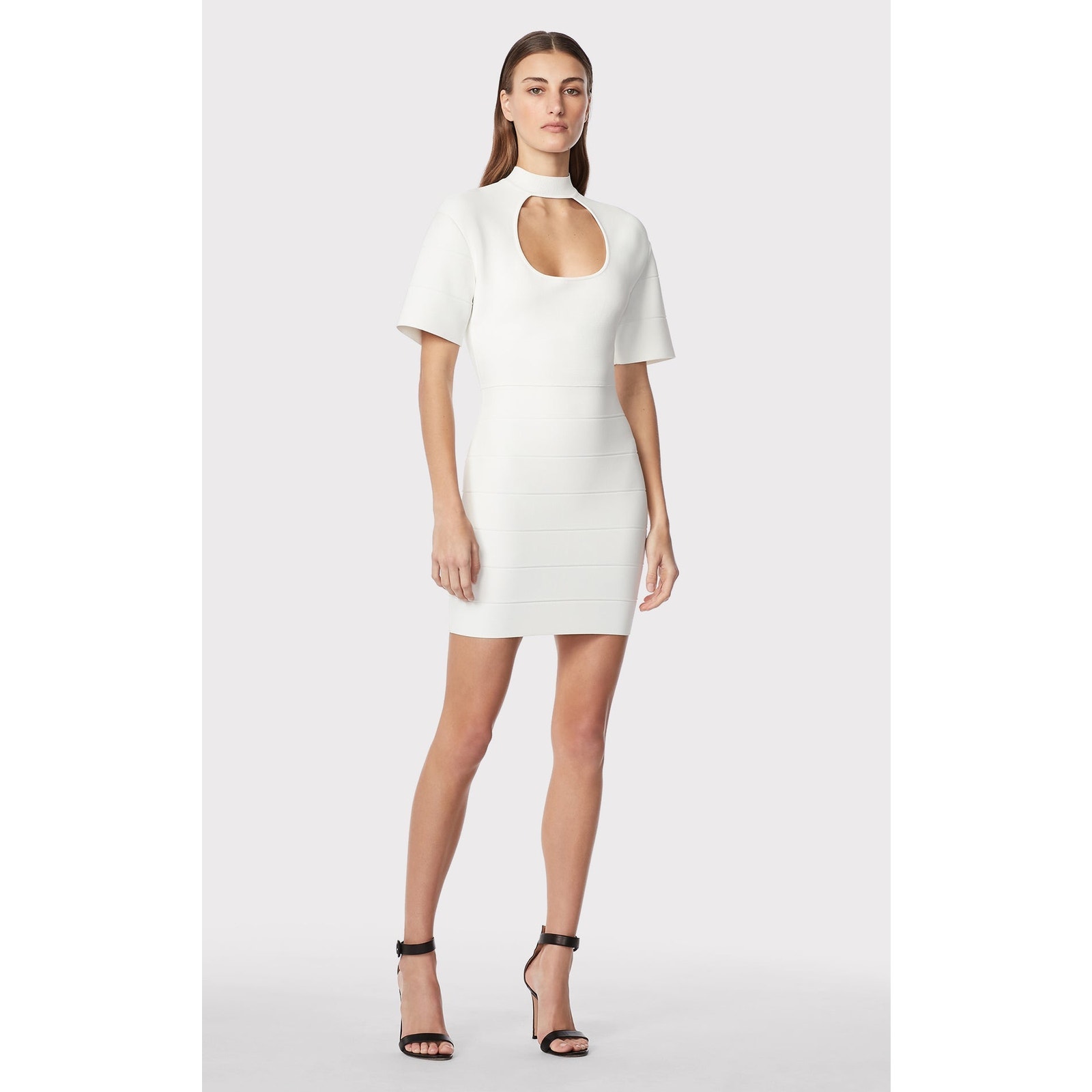 Herve Lenger Paris ivory ICON CUT OUT DRESS size small