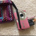 Pink Polaroid Camera With Neoprene Case