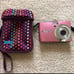 Pink Polaroid Camera With Neoprene Case