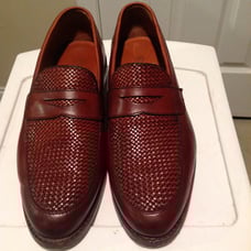 Allen Edmonds Lake Bluff Brown Men’s Leather Penny Loafers Shoes Size 10 1/2