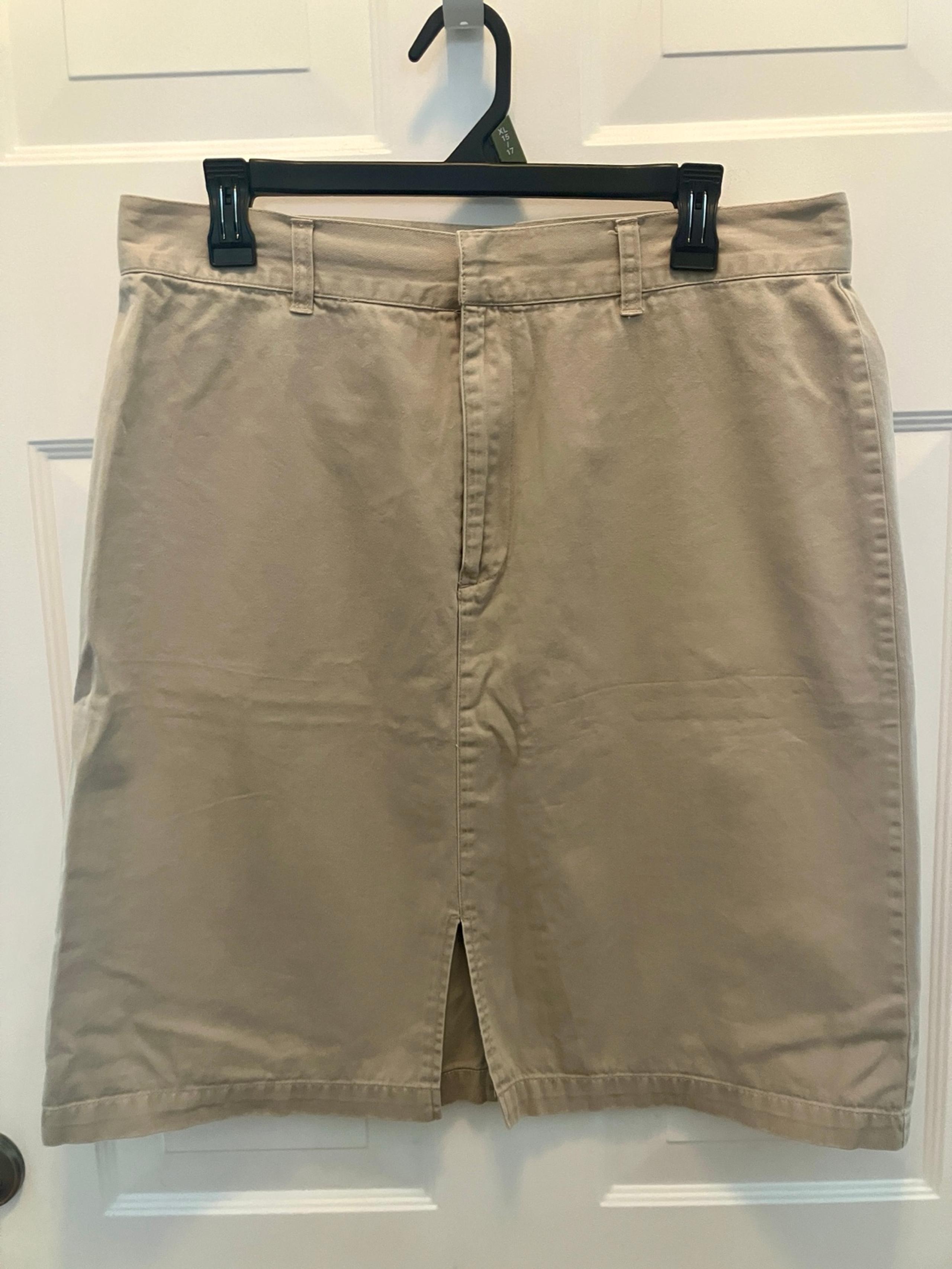 Women’s Khaki Skirt From Old Navy, Size 12